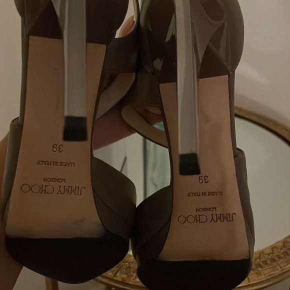 Jimmy Choo Brown Platform Heel - Picture 6 of 8